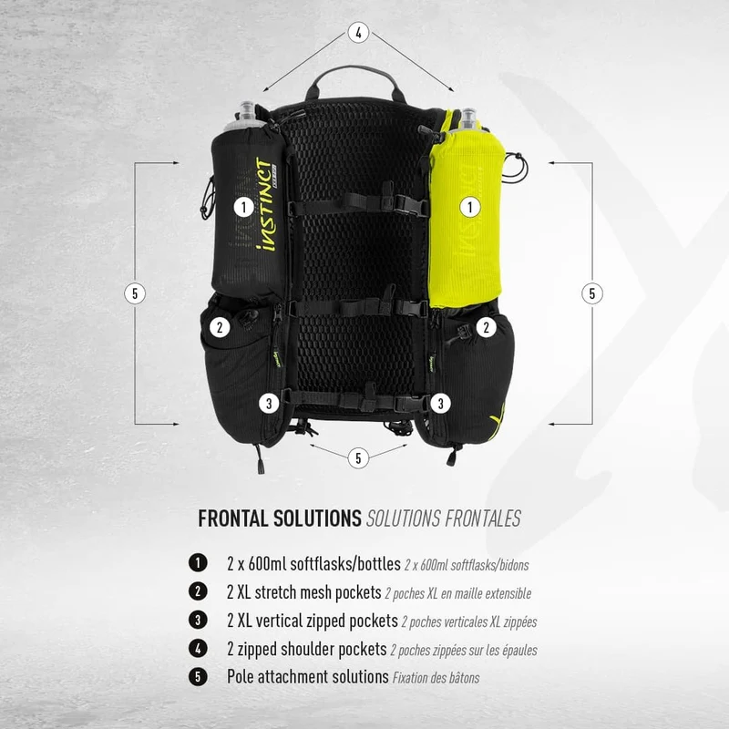 Instinct Trail | X8 18 L | Trailvest | Zonder flessen