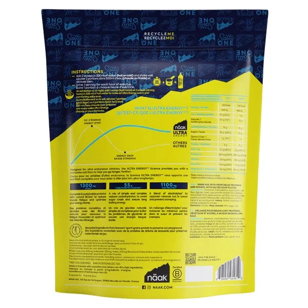Näak Ultra Energy Drink Mix 250 (55g Carbs)