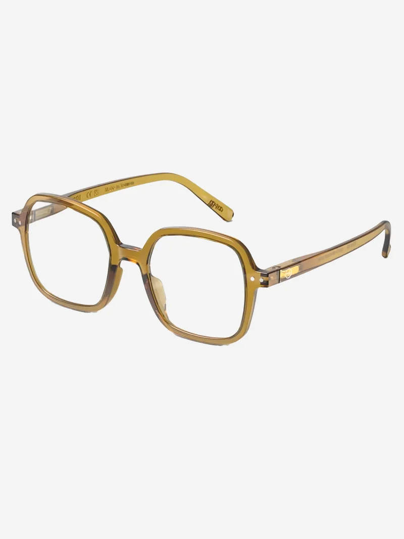Occhiali da lettura oro verdi 'Office' forma quadrata oversize