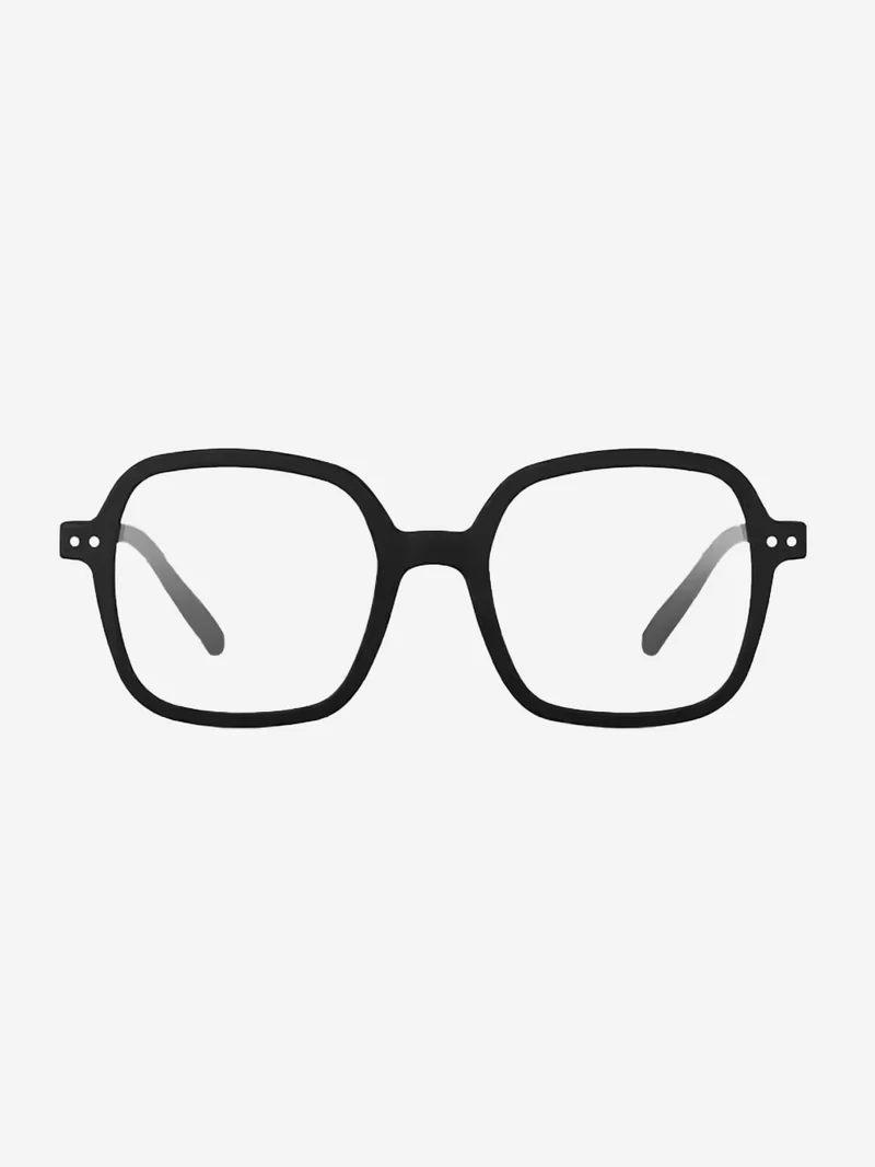 Occhiali da lettura neri 'Office' forma quadrata oversize