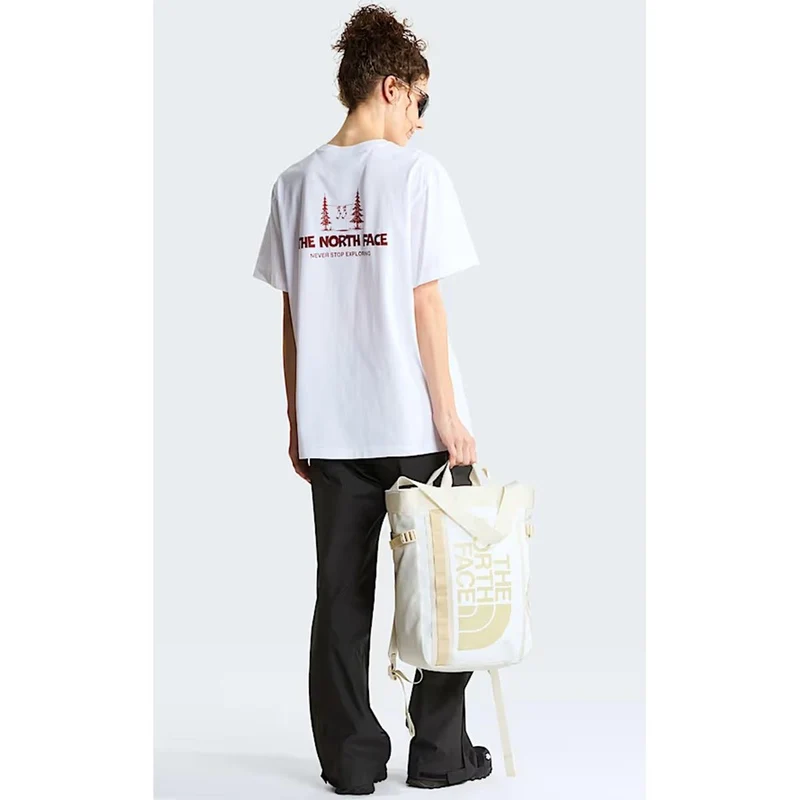 The North Face Camping Relaxed SS Unisex Tee graphic tnf white