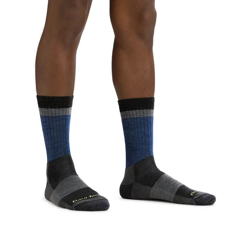 Darn Tough 1924 Heady Stripe Micro Crew Cushion Heren