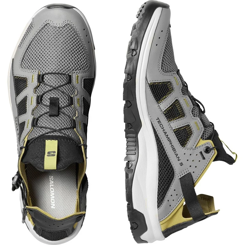 Salomon Shoes Techamphibian 5 Herren Freizeitschuh Clrock/willow/blac castlerock-willow-black