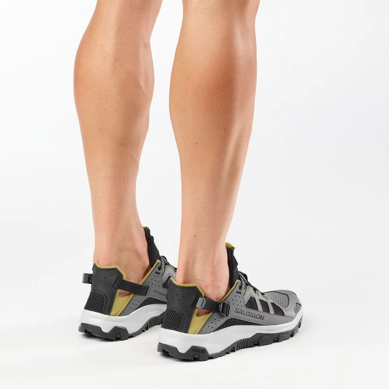 Salomon Shoes Techamphibian 5 Herren Freizeitschuh Clrock/willow/blac castlerock-willow-black