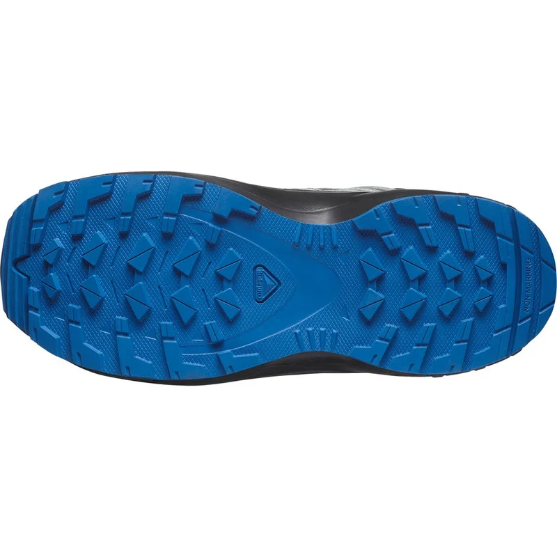 Salomon Shoes XA Pro V8 Mid WP Kinder Wanderschuh Black/mnment/fr black-monument-french-blue