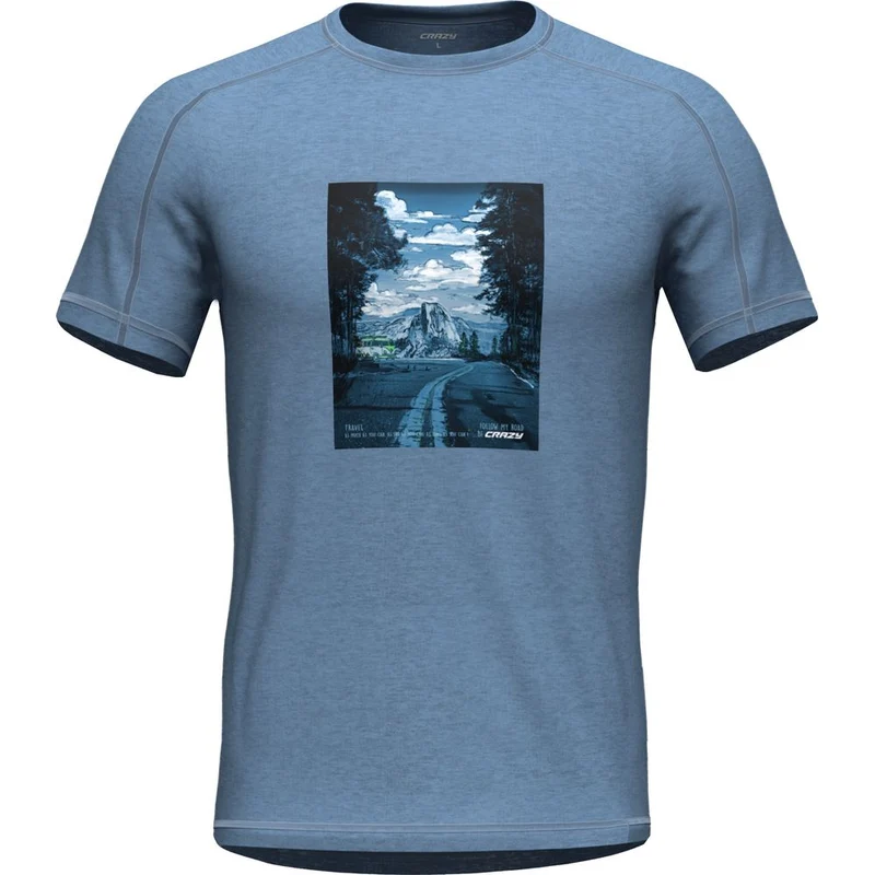 Crazy Idea Joker Herren T-Shirt more-space