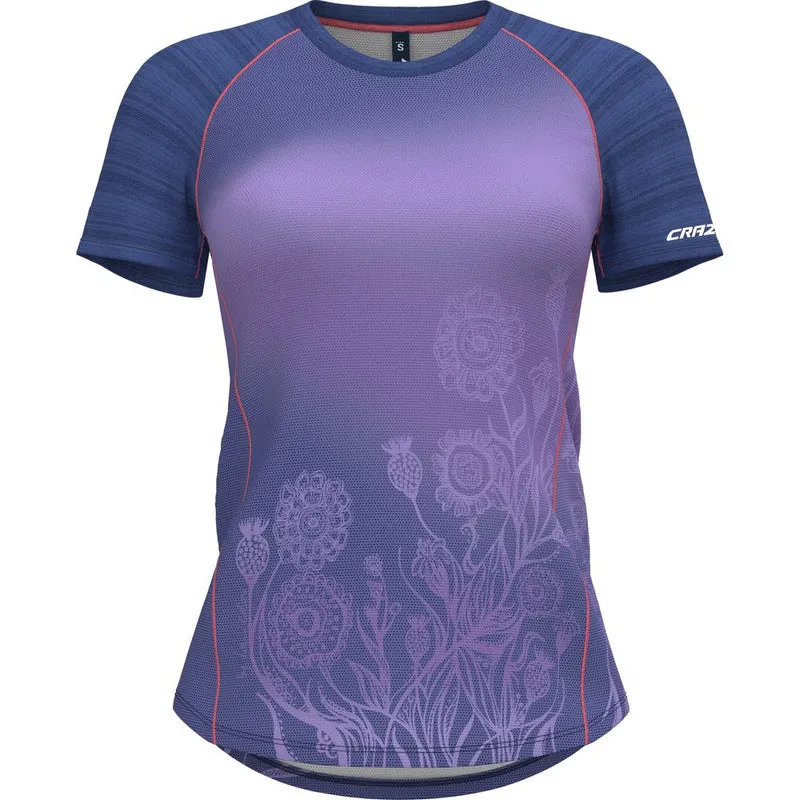 Crazy Idea Alpinstar Damen T-Shirt aster