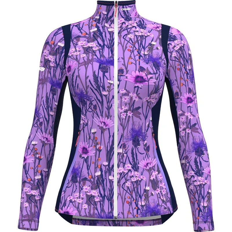 Crazy Idea Pull Wonder Magic Light Damen Midlayer print-alpin-flower