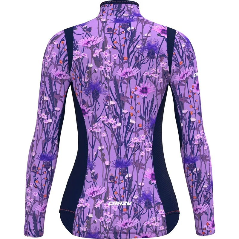 Crazy Idea Pull Wonder Magic Light Damen Midlayer print-alpin-flower
