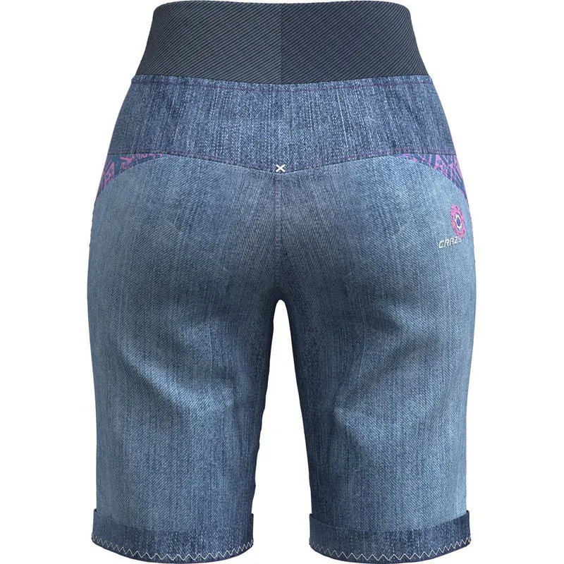 Crazy Idea Aria Damen Klettershort light-jeans