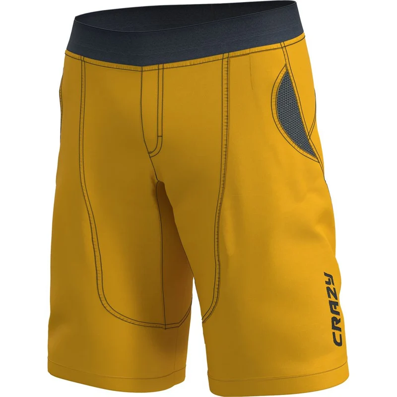 Crazy Idea L/short Copper Herren Klettershort sulphur