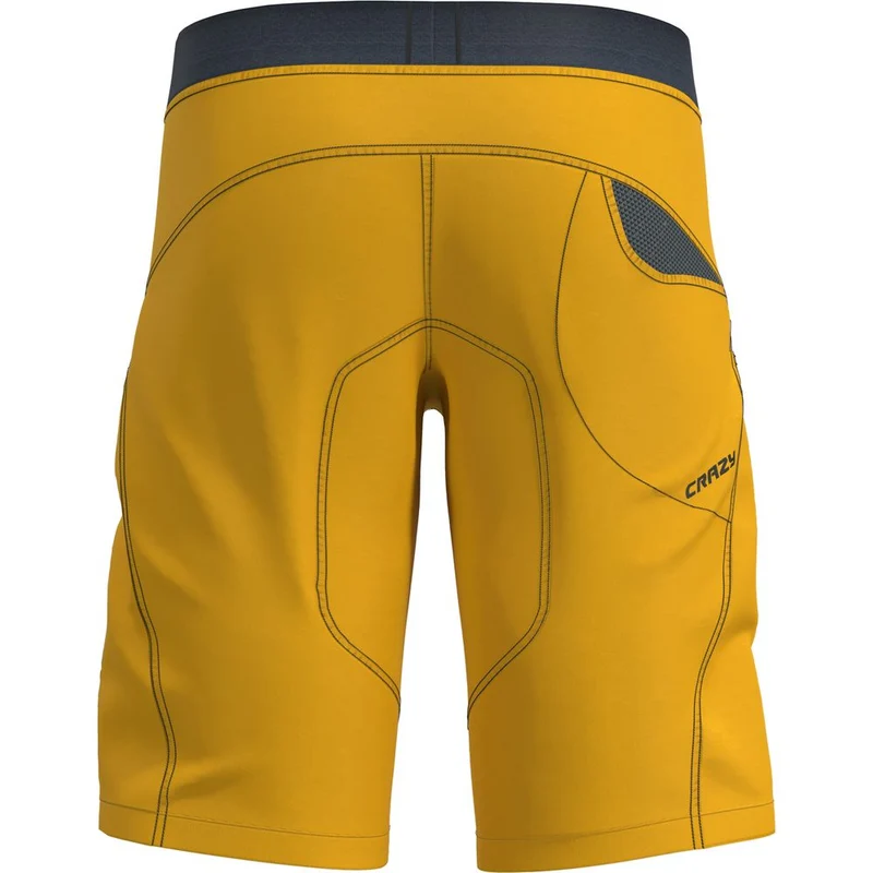 Crazy Idea L/short Copper Herren Klettershort sulphur