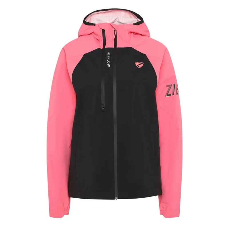 Ziener Nehle jacket lady black strawberry sorbet Damen Radjacke