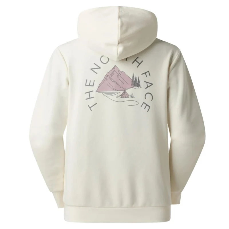 The North Face Monte Regular Hoodie Damen graphic white dune