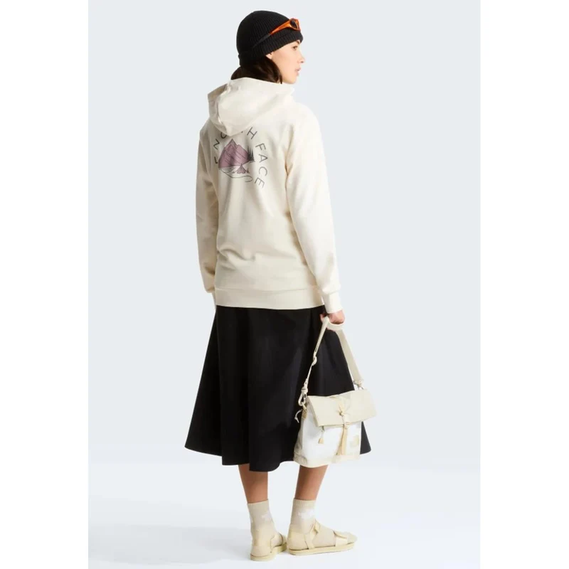 The North Face Monte Regular Hoodie Damen graphic white dune