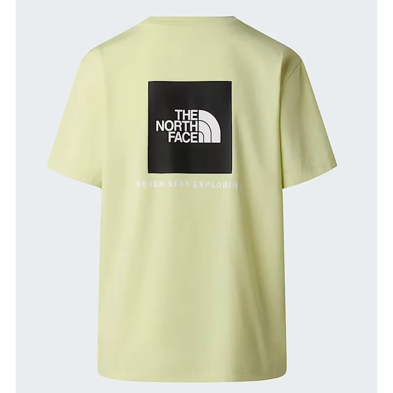 The North Face Evolution NSE Box relaxt geschnittenes T-Shirt für Damen Lemon Mist