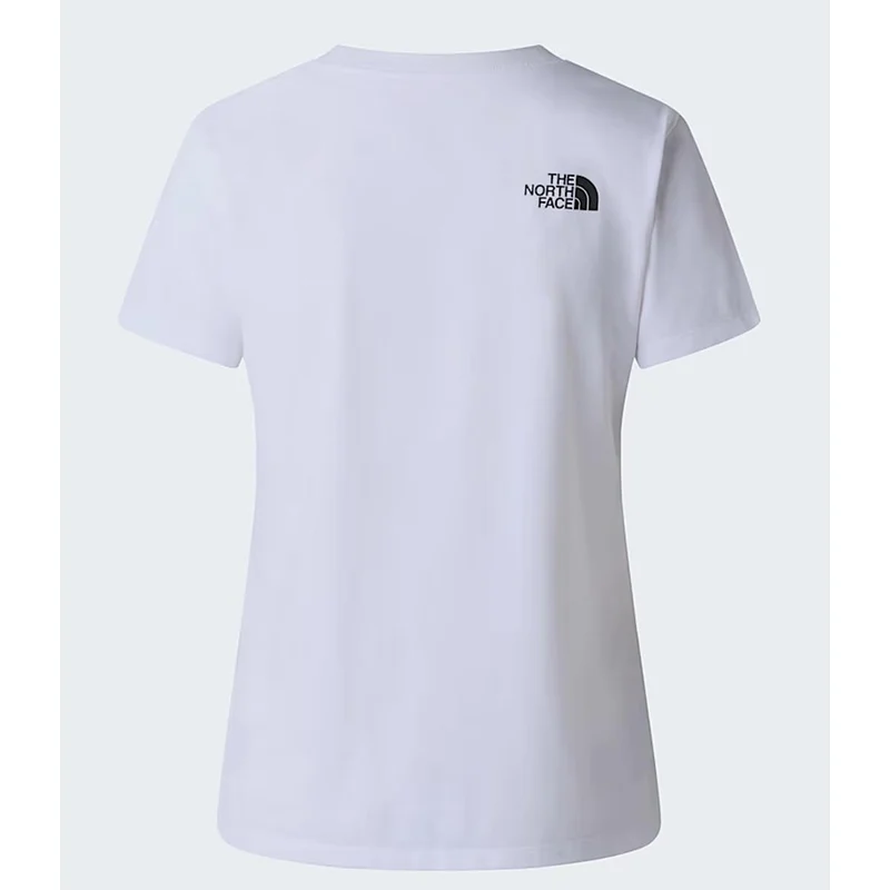 The North Face Evolution Half Dome schmal geschnittenes T-Shirt für Damen TNF White