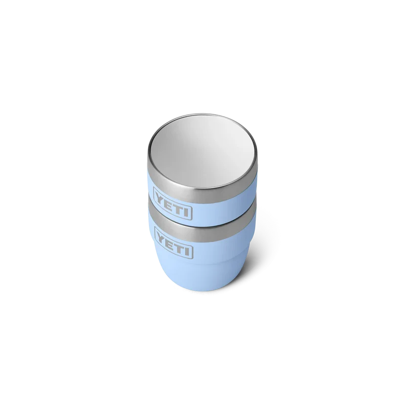 Yeti Rambler 4 Oz Espresso Cup 2 Pack Big Sky Blue