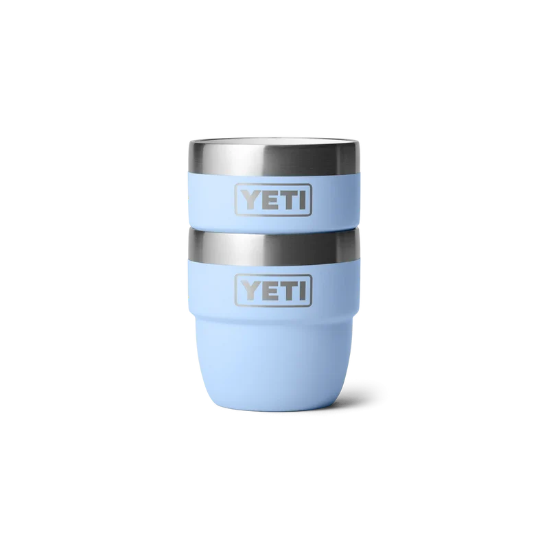 Yeti Rambler 4 Oz Espresso Cup 2 Pack Big Sky Blue