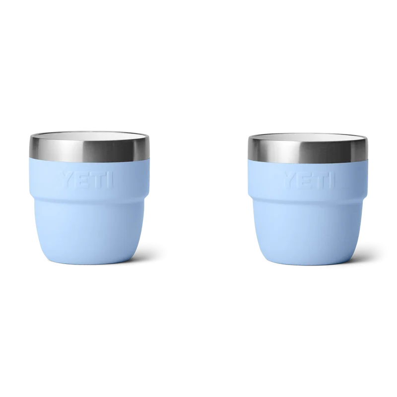 Yeti Rambler 4 Oz Espresso Cup 2 Pack Big Sky Blue