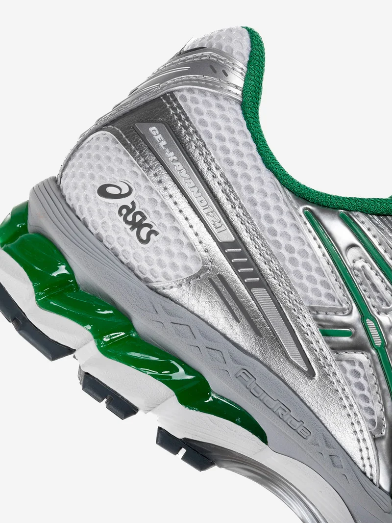 Gel Kayano 12.1 bianche, argento e verdi