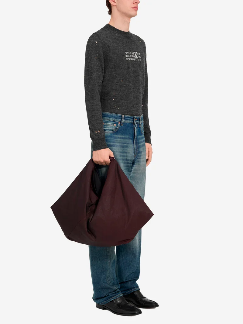 Jeans a gamba larga con logo Numeric