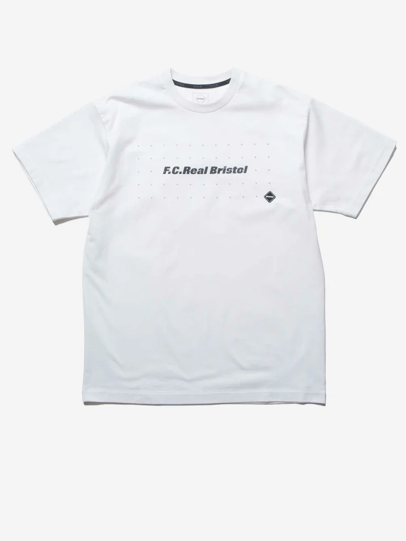 T-shirt bianca con grafica 54 stars