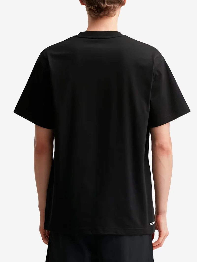 T-shirt nera con grafica 54 stars