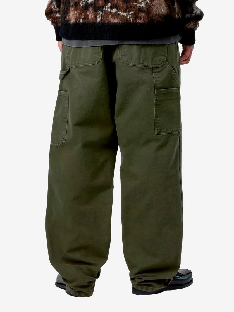 Pantaloni 'Single Knee' oliva