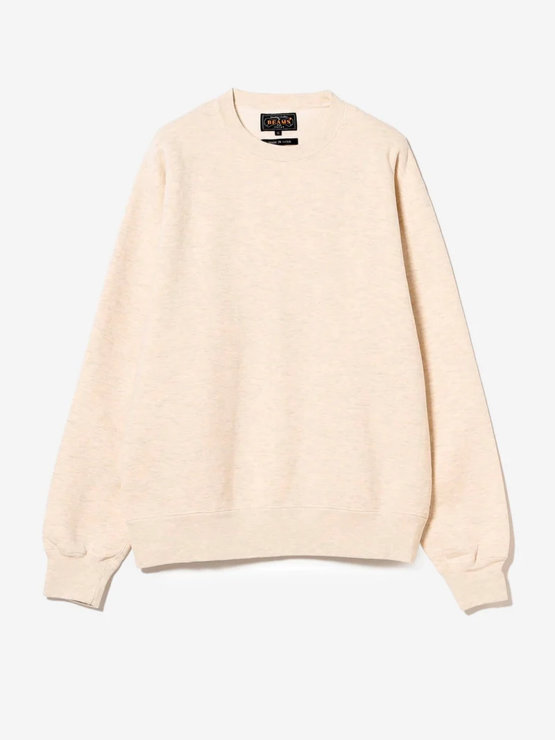 Felpa girocollo Raised Back beige