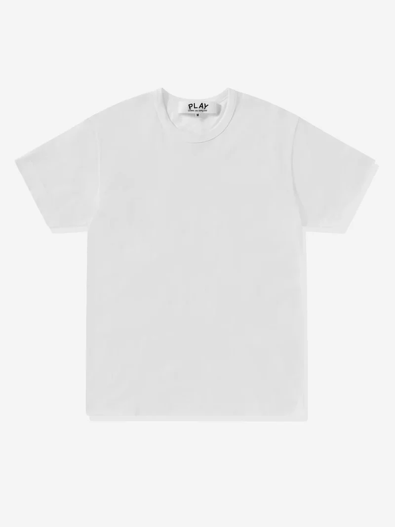 T-shirt bianca con cuore reverse