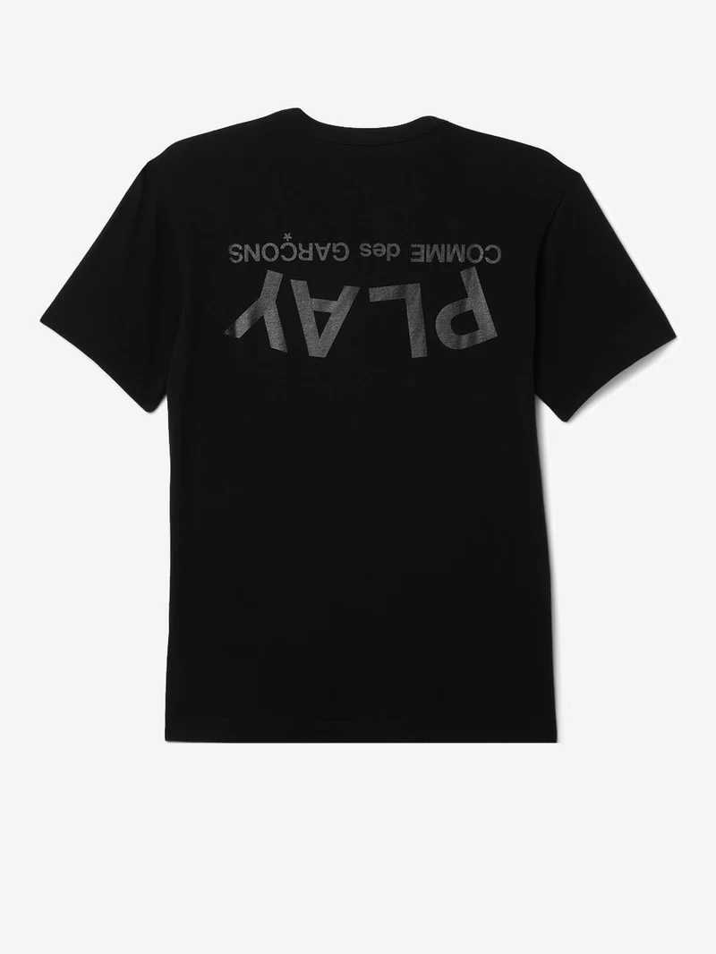 T-shirt nera con grafica con logo
