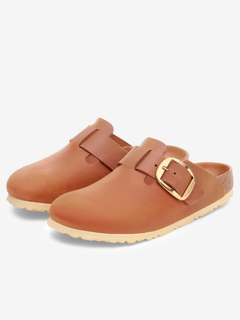 Sandali Boston Big Buckle Cognac