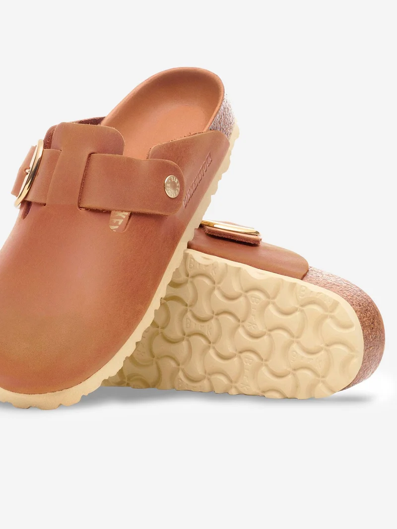 Sandali Boston Big Buckle Cognac