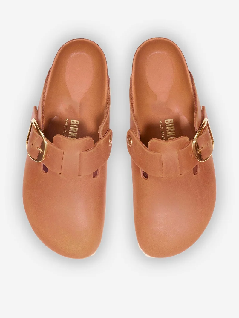 Sandali Boston Big Buckle Cognac