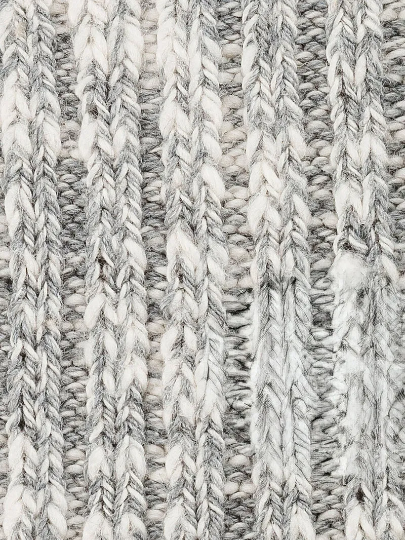 Calze Cotton Slub bianco e grigio
