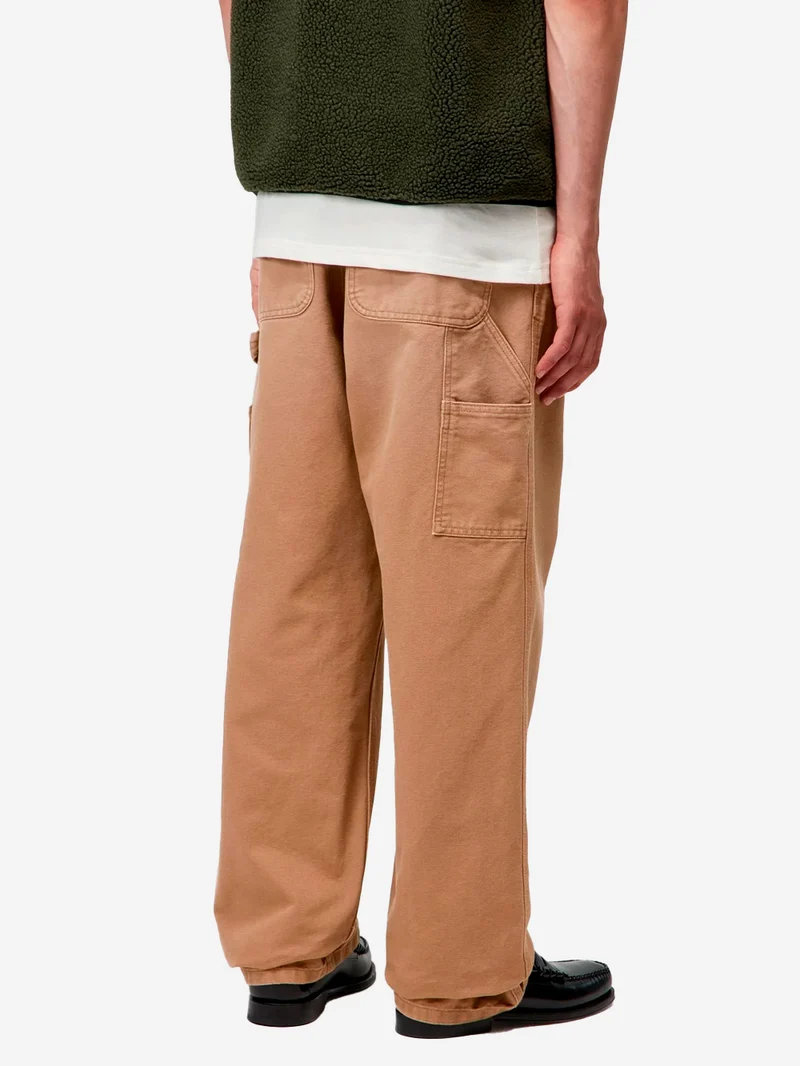Pantaloni 'Single Knee' marroni