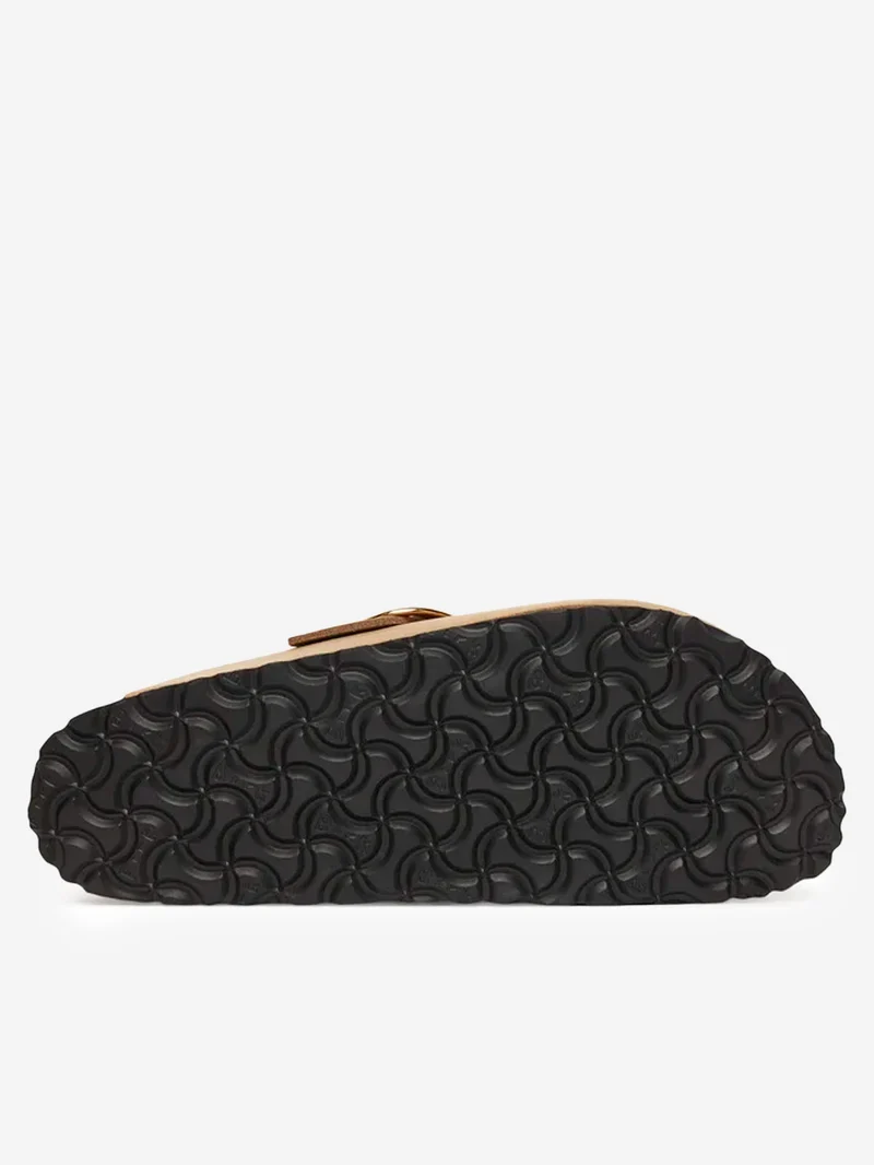 Boston Big Buckle in pelle oliata marrone tabacco