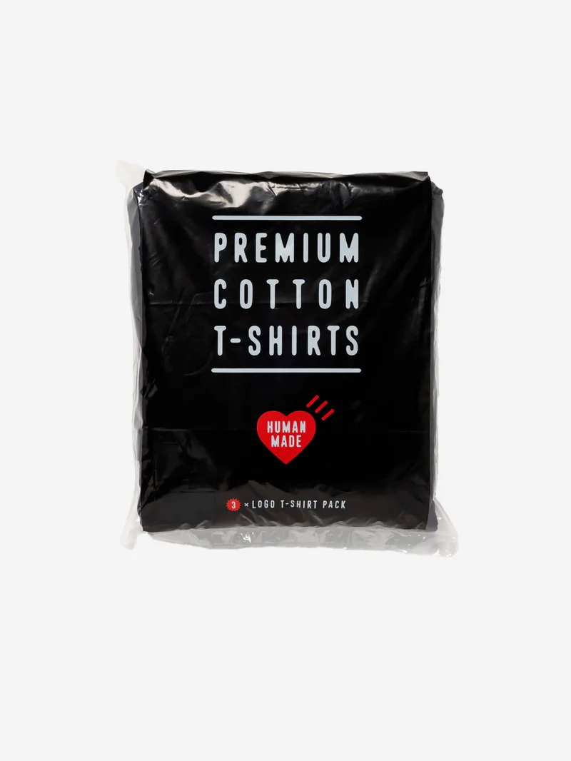 T-shirt pack nero (x3)