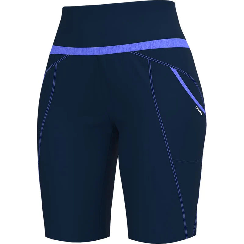 Crazy Idea Damen Short Exit titanium
