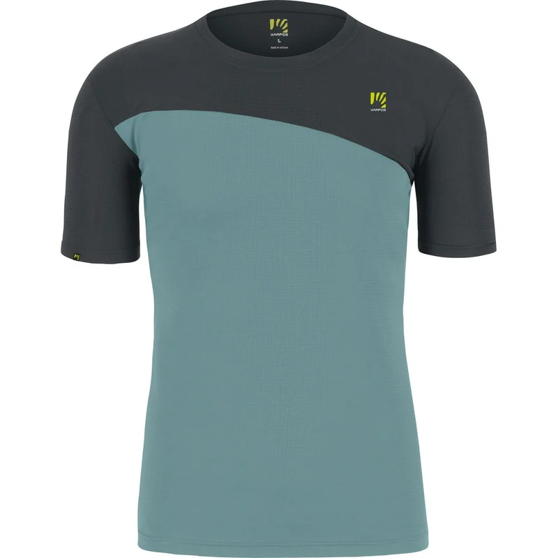 Karpos Averau Herren T-Shirt mineral-blue-woodlgray