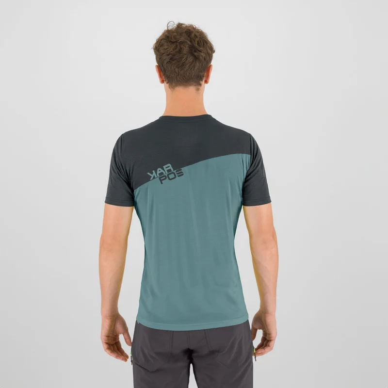 Karpos Averau Herren T-Shirt mineral-blue-woodlgray