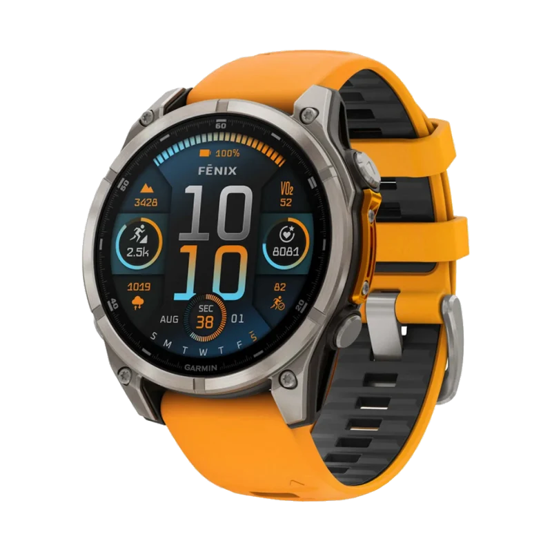 Garmin Fenix 8 Amoled Sapphire 47mm Orange