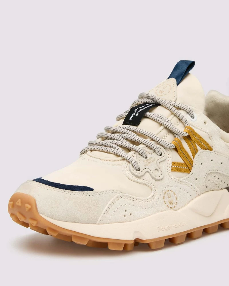 Flower Mountain Yamano 3 UNI Suede Nylon Ecru / Light Brown