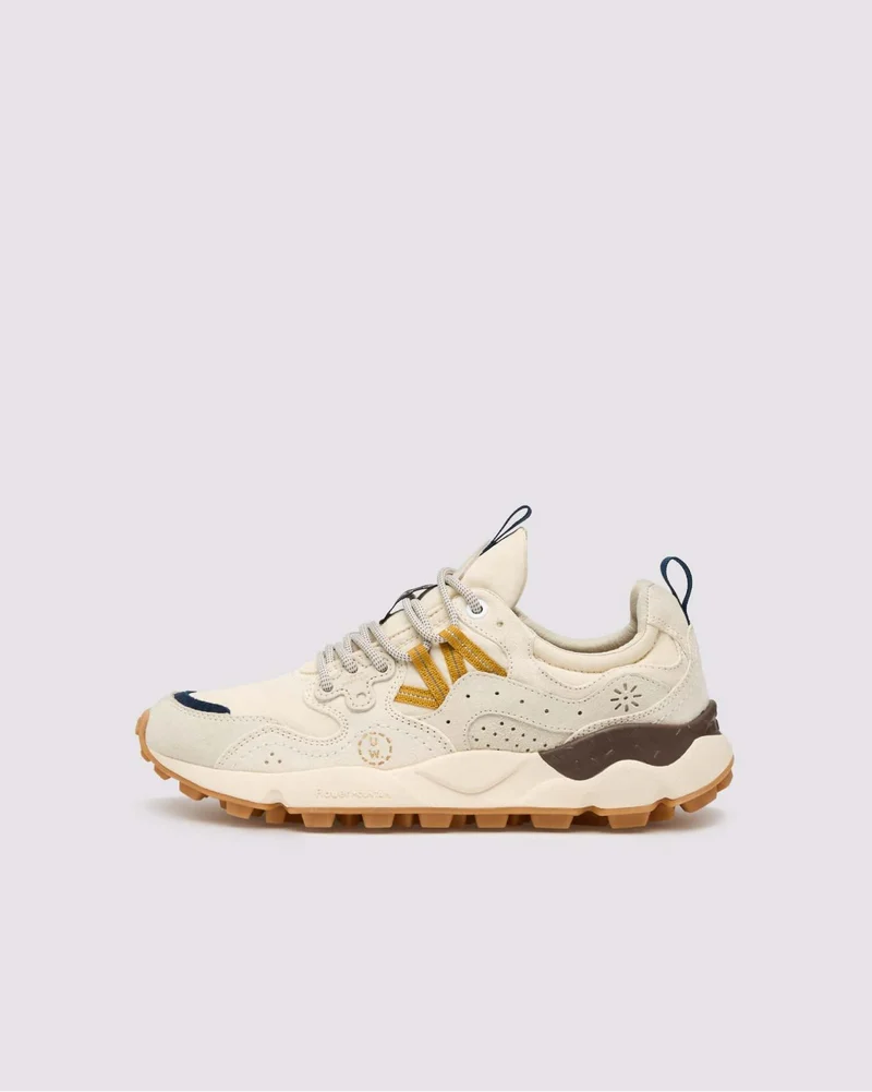 Flower Mountain Yamano 3 UNI Suede Nylon Ecru / Light Brown