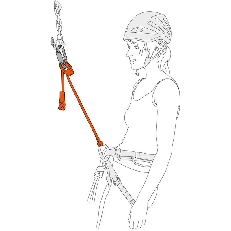 Petzl Connect Adjust Verbindungsmittel orange