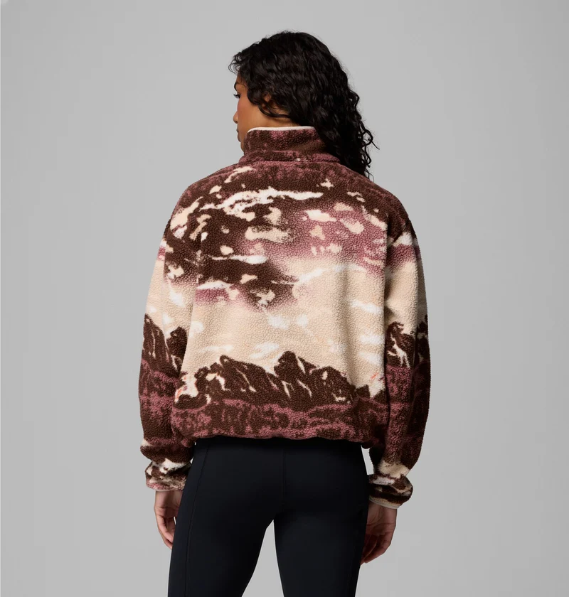 COLUMBIA Helvetia II Printed Cropped Half S Fleecejacke