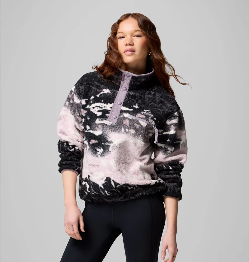 COLUMBIA Helvetia II Printed Cropped Half S Fleecejacke