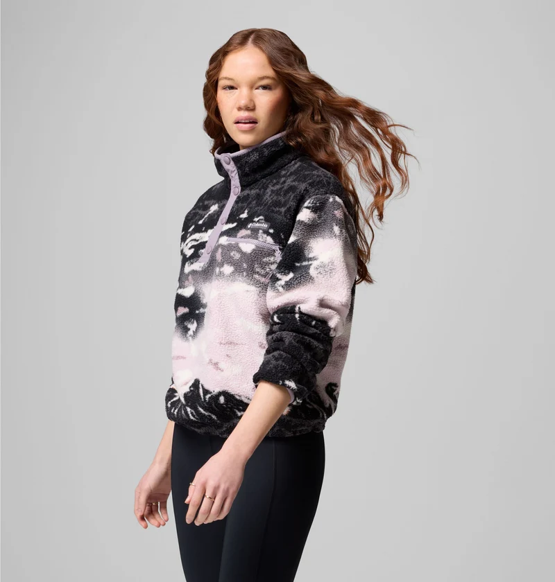 COLUMBIA Helvetia II Printed Cropped Half S Fleecejacke