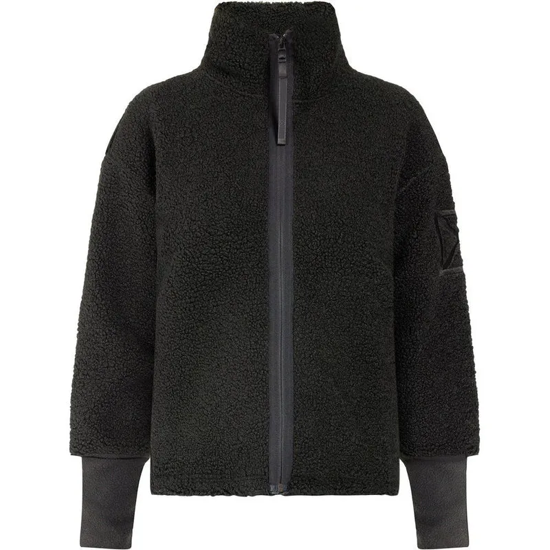 Didriksons Mella FZ 3 Damen Fleecejacke black